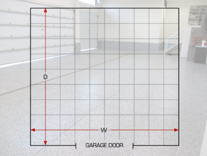 How to properly measure your garage floor for coating