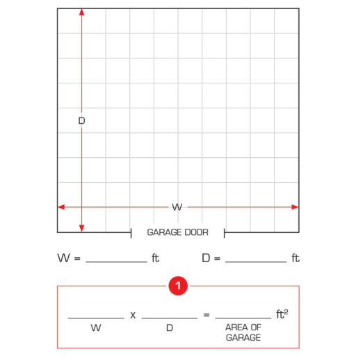 How to properly measure your garage floor for coating Garage Frontiers
