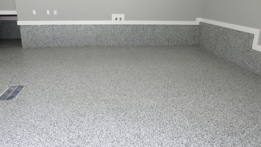 Epoxy before and after News Garage Frontiers Edmonton Alberta