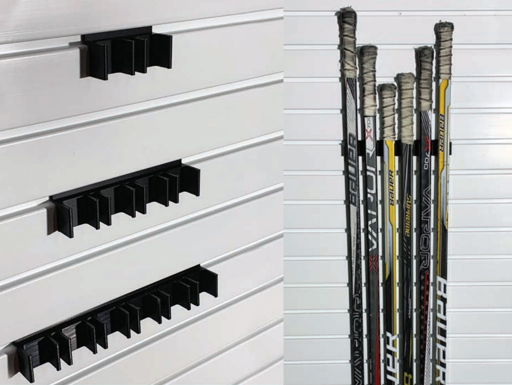 New: Slatwall Hockey Stick Holder