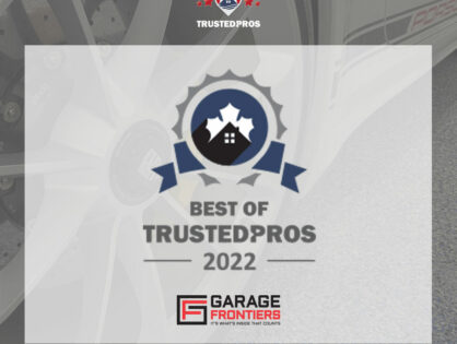 Garage Frontiers Wins Best of TrustedPros 2022 Award